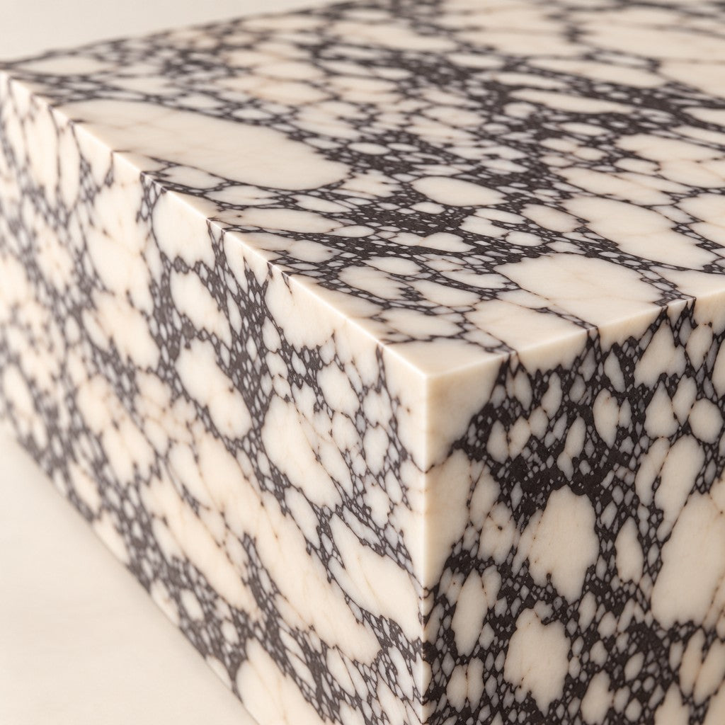 Rectangular Plinth Coffee Table, edge detail