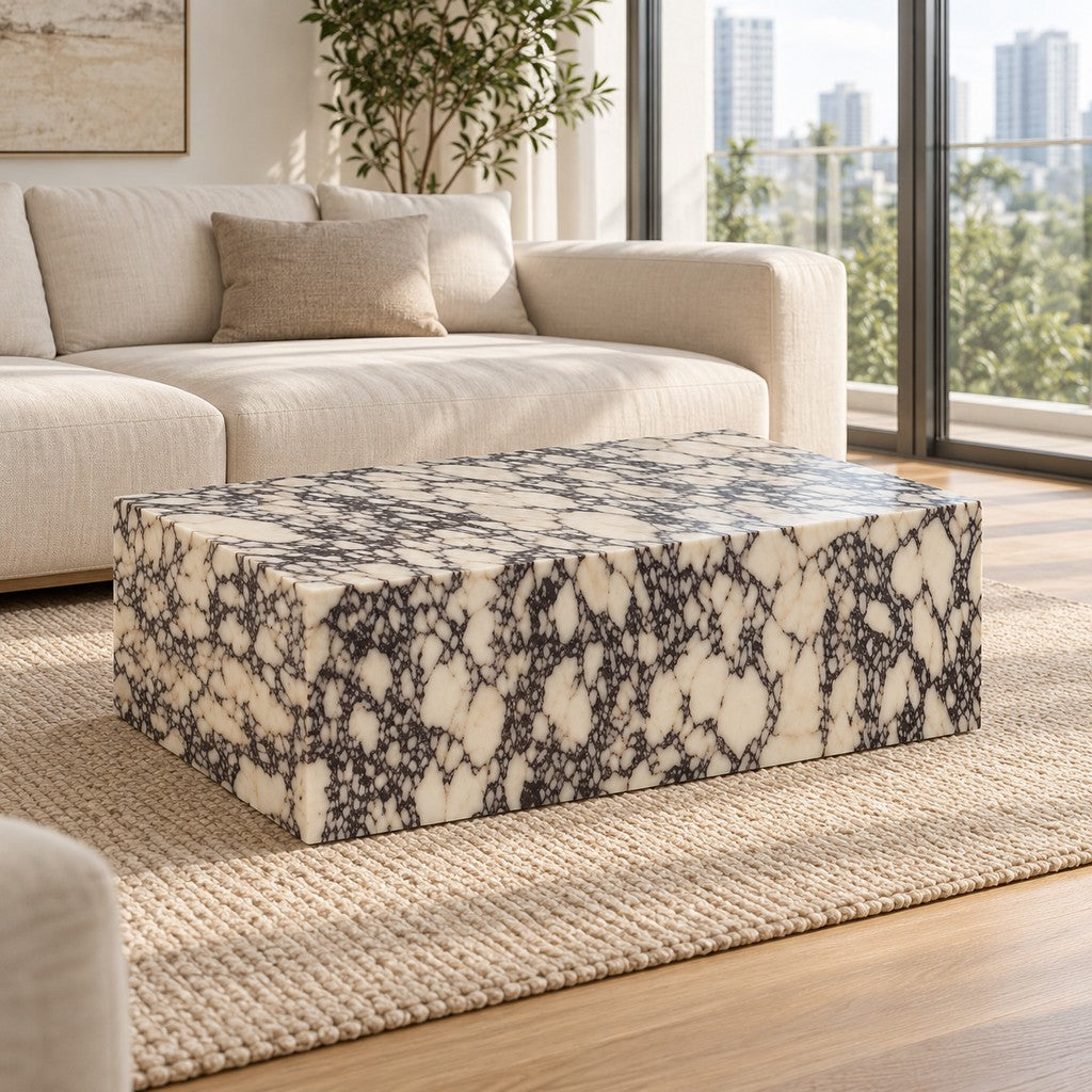Rectangular Plinth Coffee Table in a Singapore living room