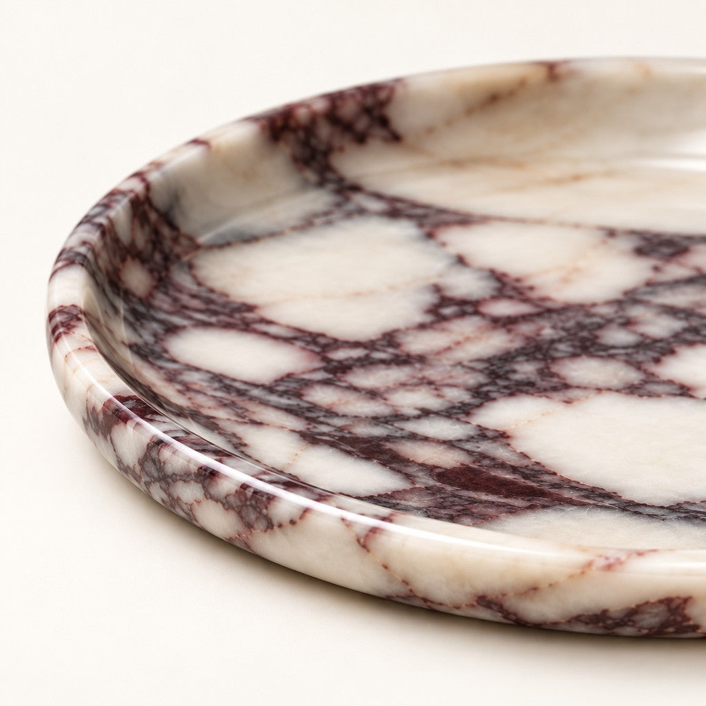 Round Tray — Curved Rim, edge detail