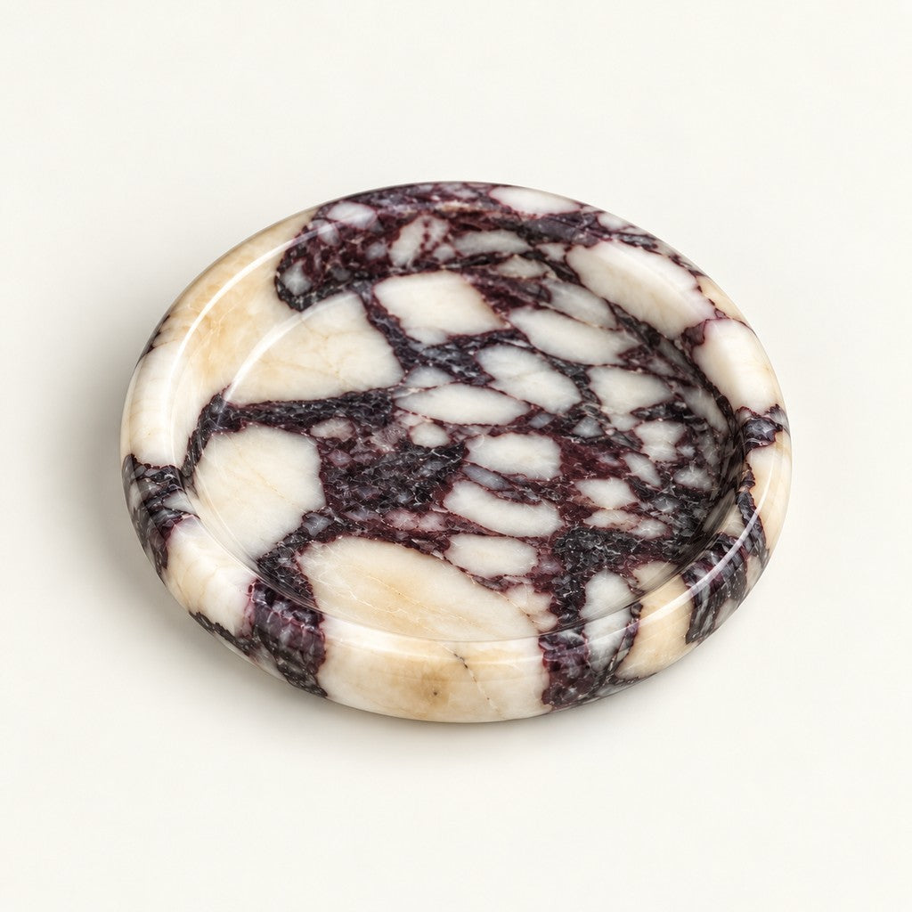 Round Jewelry Dish, three-quarter view