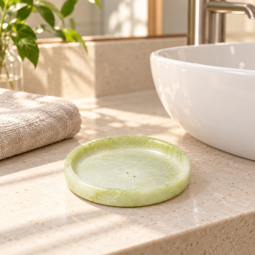 Round Soap Dish in a Singapore bathroom