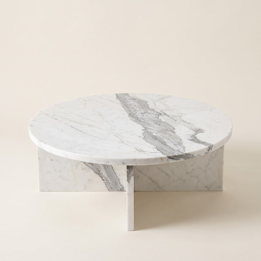 Round Three-leg Coffee Table, studio view