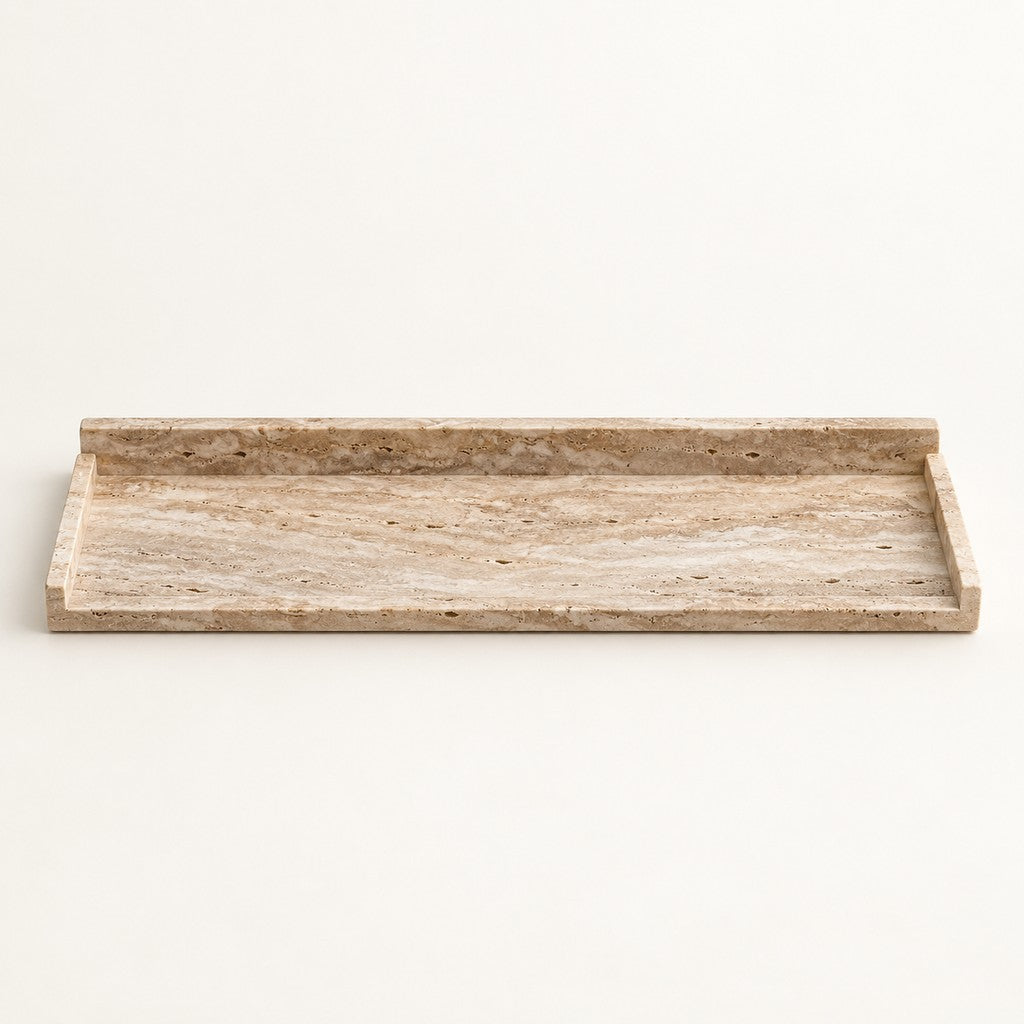 Slim Raised-Back Rectangular Tray