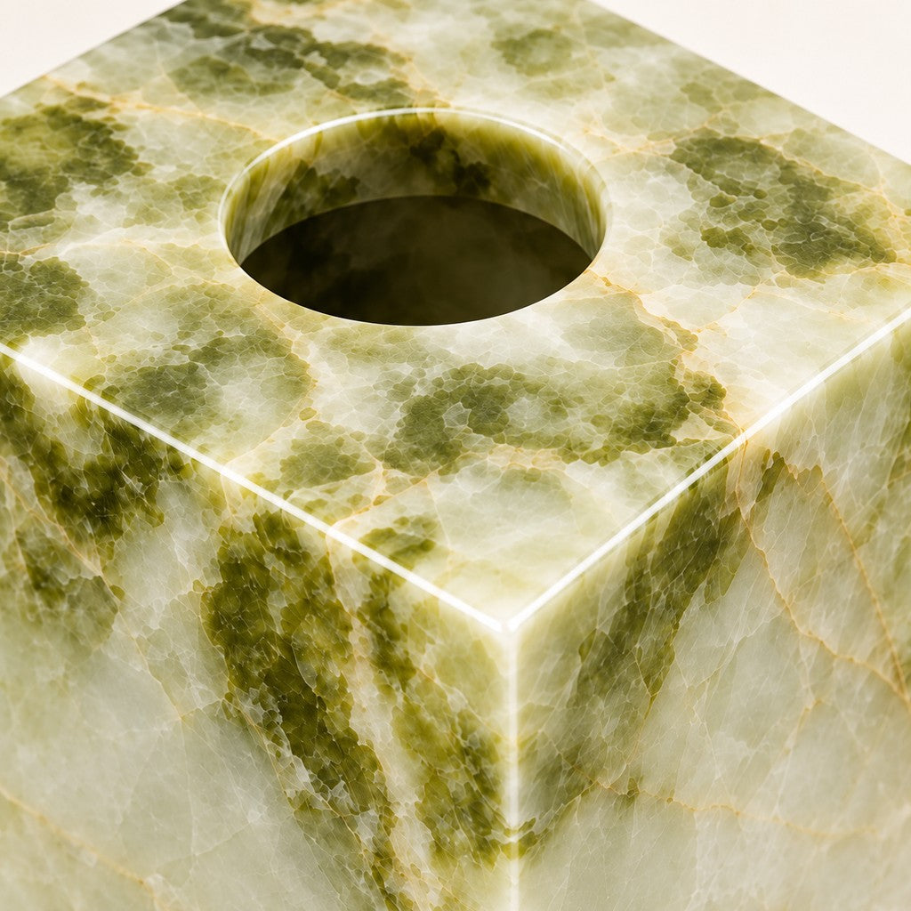 Square Tissue Box, edge detail